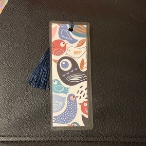 Colorful Bird Bookmark with Tassel